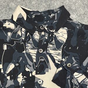 Julien David Silk Paparazzi Button Up Shirt